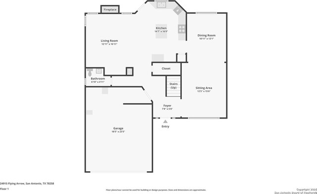 24915 Flying Arrow, San Antonio, TX 78258 - view of layout