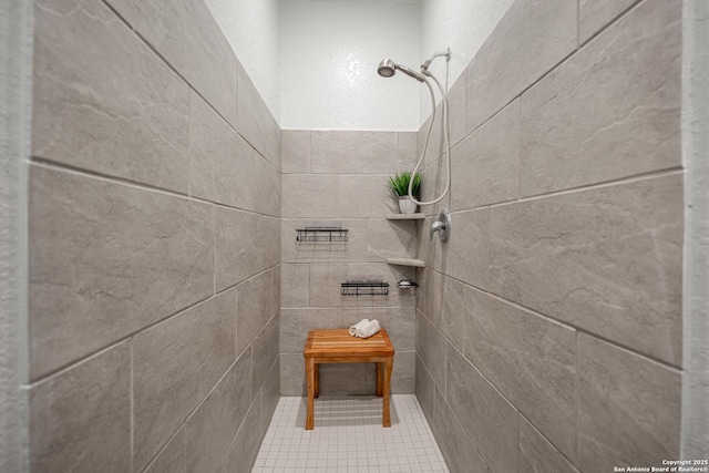 209 Wolf Crst, Seguin, TX 78155 - full bathroom with tiled shower