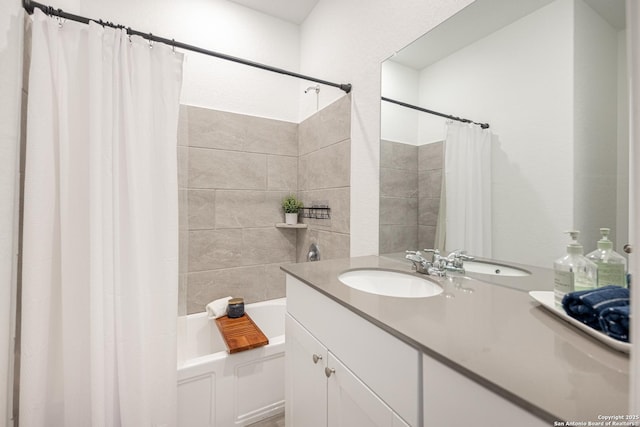 209 Wolf Crst, Seguin, TX 78155 - full bath featuring shower / bath combo and vanity