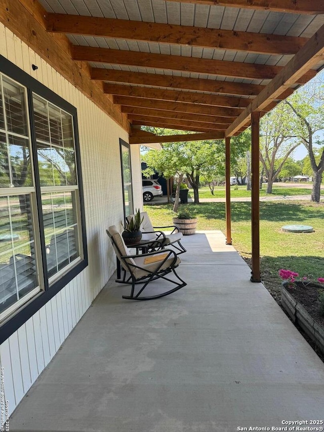 view of patio