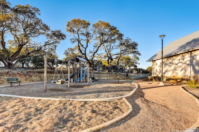 view of communal playground