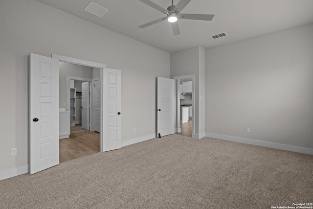 133 Bailey Blf, San Antonio, TX 78253 - unfurnished bedroom featuring carpet, visible vents, and baseboards