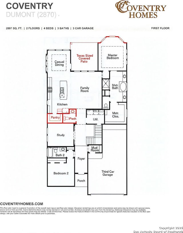 2918 Rough Holw, San Antonio, TX 78245 - plan