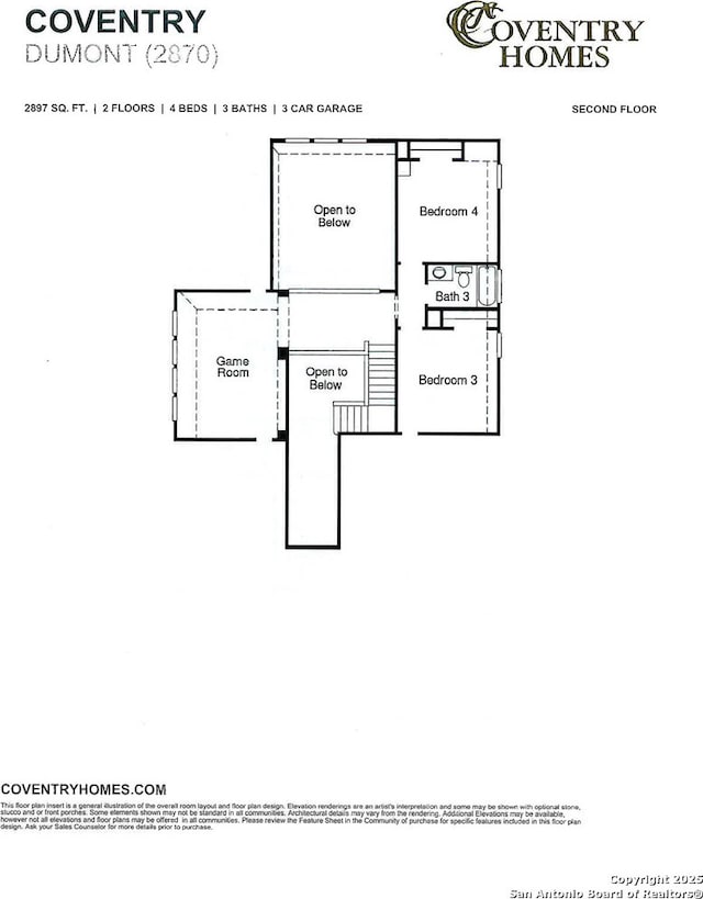 2918 Rough Holw, San Antonio, TX 78245 - view of layout