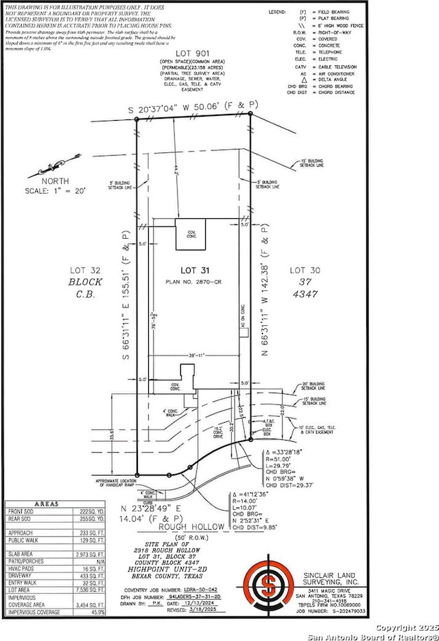 2918 Rough Holw, San Antonio, TX 78245 - plan