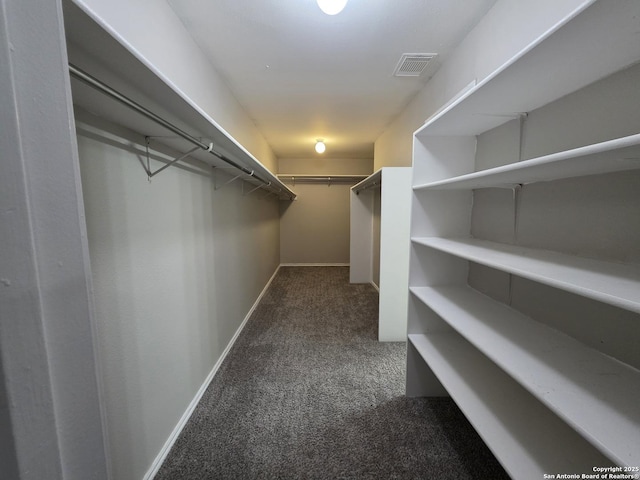 5026 Pine Lk, San Antonio, TX 78244 - walk in closet featuring visible vents and carpet