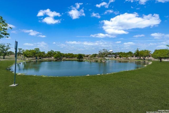 view of water feature