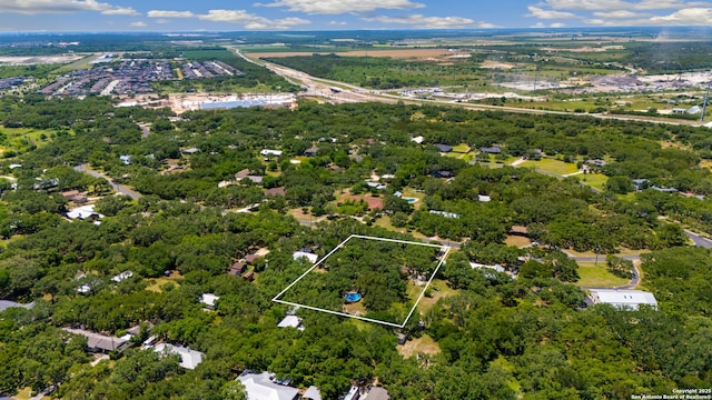 9416 Geronimo Vw, San Antonio, TX 78254 - aerial overview of property's location featuring property boundaries highlighted
