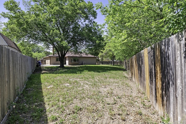 9400 Woodland Hls, San Antonio, TX 78250 - view of yard featuring a fenced backyard