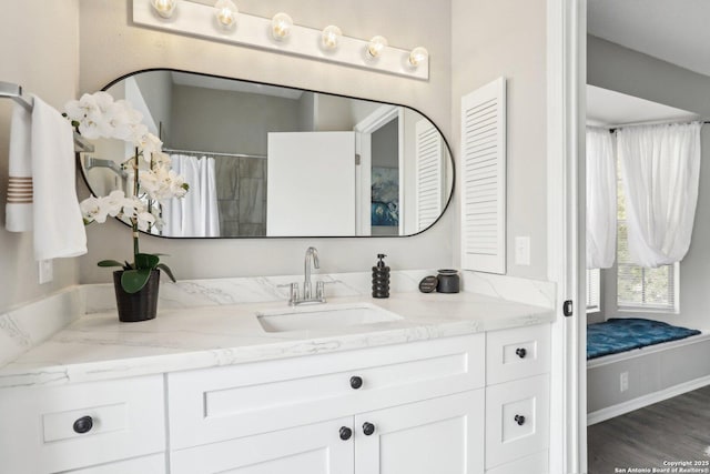 3654 Candlehead, San Antonio, TX 78244 - full bath featuring wood finished floors and vanity