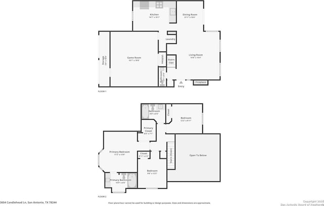 3654 Candlehead, San Antonio, TX 78244 - floor plan