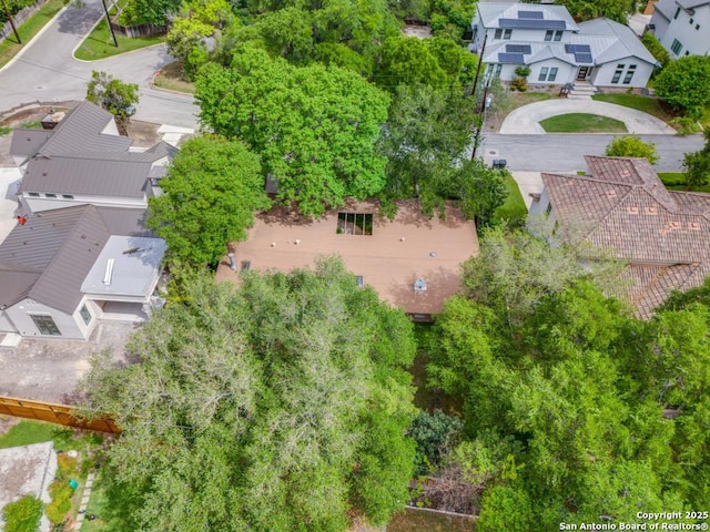 bird's eye view featuring a residential view