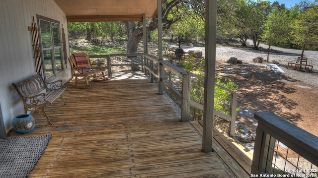 view of deck
