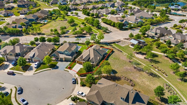 bird's eye view featuring a residential view