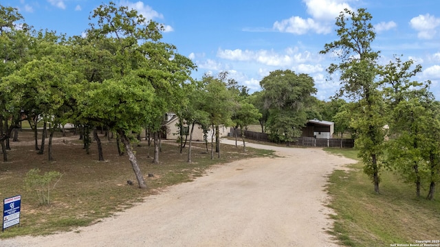 170 Pullman Rd, La Vernia, TX 78121 - view of road featuring dirt driveway