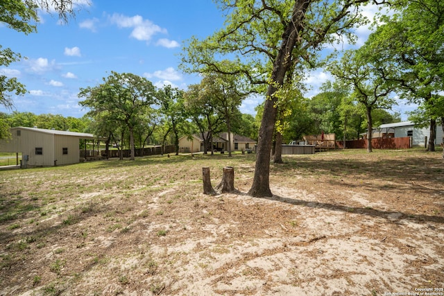 170 Pullman Rd, La Vernia, TX 78121 - view of yard with fence