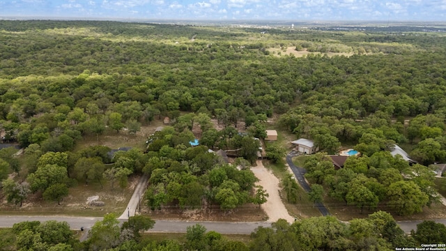 170 Pullman Rd, La Vernia, TX 78121 - birds eye view of property featuring a view of trees