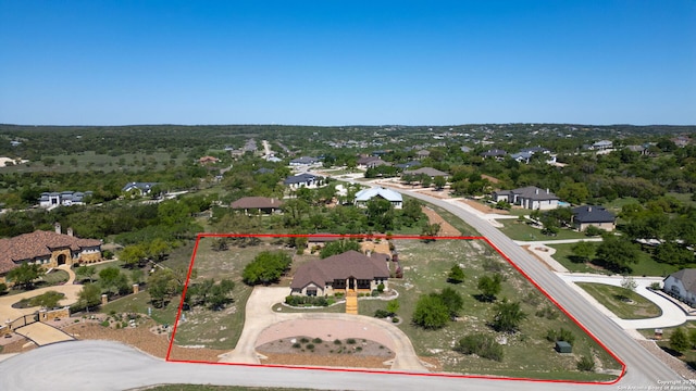 birds eye view of property featuring a residential view