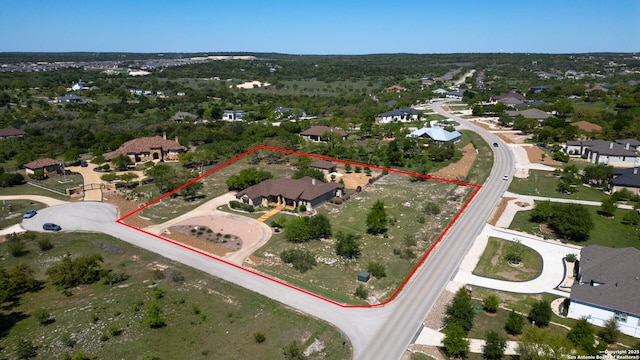bird's eye view featuring a residential view