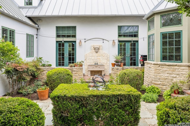 110 Turnberry Way, San Antonio, TX 78230 - view of patio / terrace featuring french doors