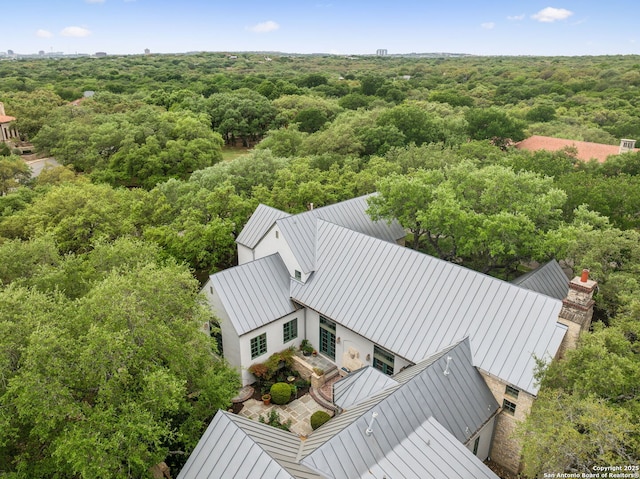 110 Turnberry Way, San Antonio, TX 78230 - view from above of property with a forest