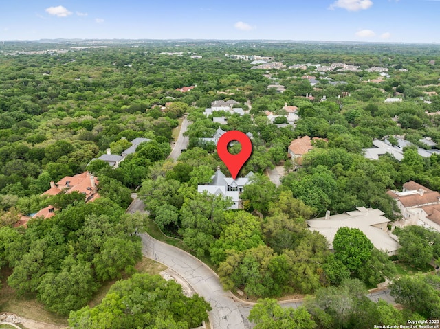 110 Turnberry Way, San Antonio, TX 78230 - drone / aerial view of a heavily wooded area