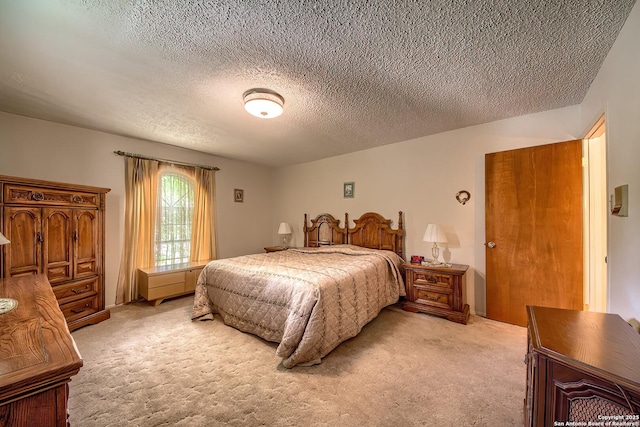 207 Mary Louise Dr, San Antonio, TX 78201 - bedroom featuring light carpet and a textured ceiling