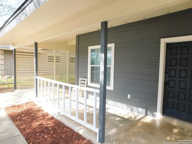 6023 Lark Valley Dr, San Antonio, TX 78242 - view of patio / terrace with covered porch