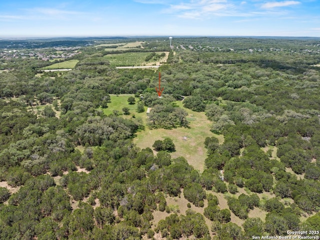 2802 State Highway 46, New Braunfels, TX 78132 - aerial view of property and surrounding area featuring a heavily wooded area