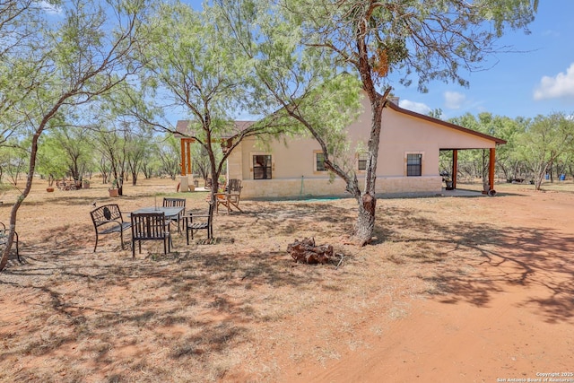 745 County Road 2645, Moore, TX 78057 - view of yard