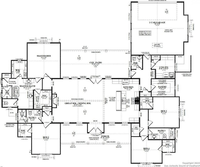 950 Belle Oaks Blvd, Bulverde, TX 78163 - floor plan