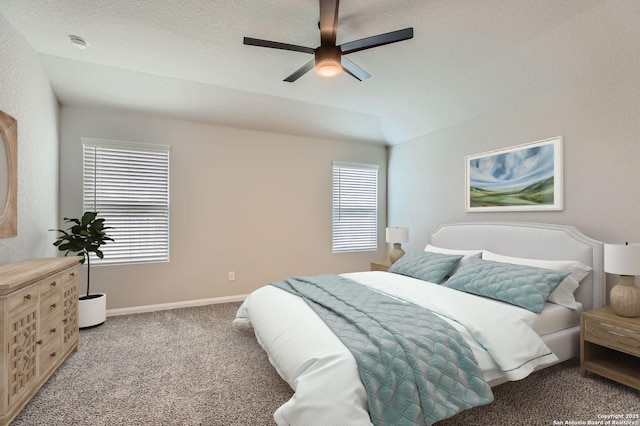 5680 Jasmine Spur, Bulverde, TX 78163 - bedroom with carpet, a ceiling fan, and baseboards