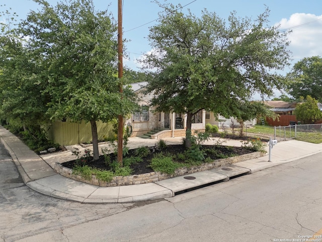1923 W Pyron Ave, San Antonio, TX 78211 - view of property hidden behind natural elements featuring fence