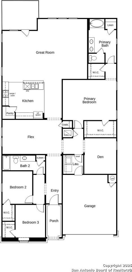 14927 House Wren Fall, San Antonio, TX 78253 - floor plan