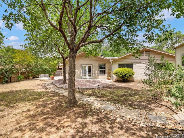 106 Castleoaks Dr, San Antonio, TX 78213 - back of house featuring fence, a patio, and french doors