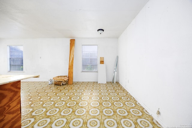 empty room with a wealth of natural light