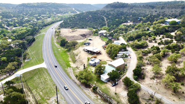 1340 Hinch, New Braunfels, TX 78132 - birds eye view of property featuring a mountain view