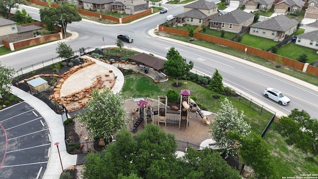 birds eye view of property featuring a residential view