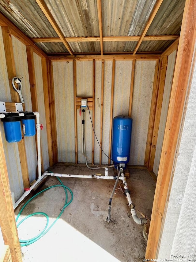 view of utility room