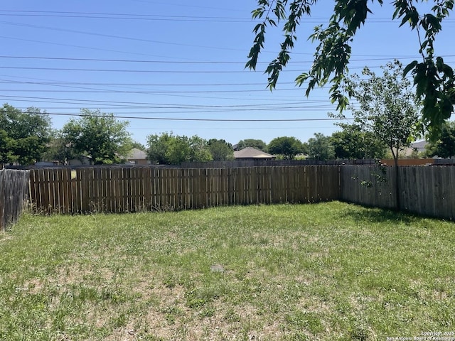 view of yard