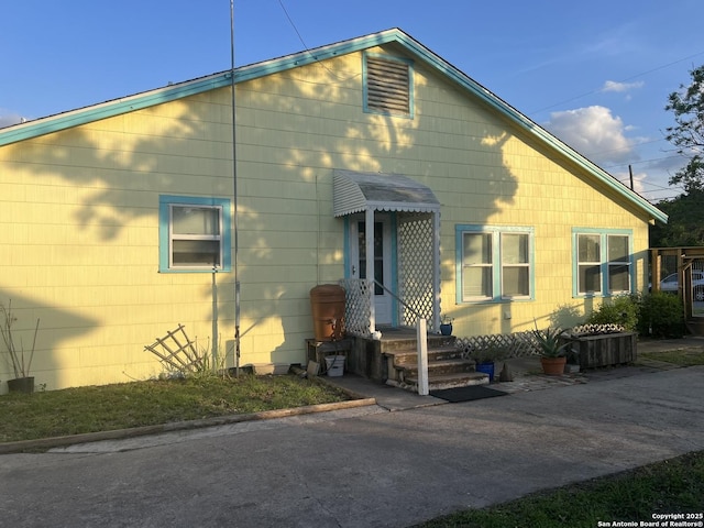 view of side of home