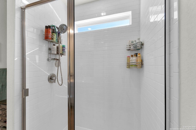full bath with a stall shower