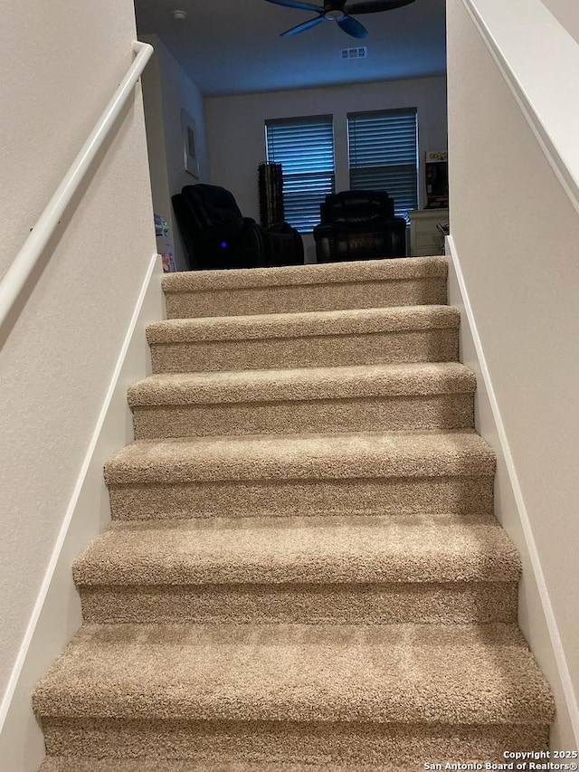 stairs with visible vents