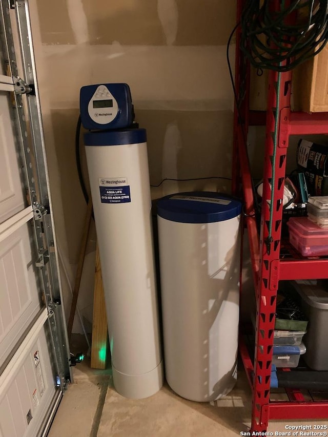view of utility room