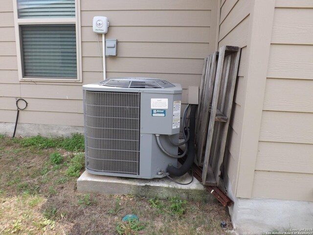 exterior details with cooling unit