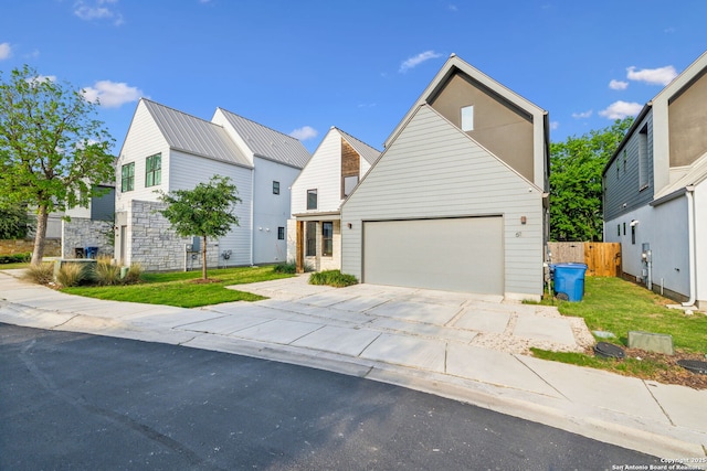 611 Simple Way, San Antonio, TX 78209 - traditional-style home with an attached garage, driveway, and fence