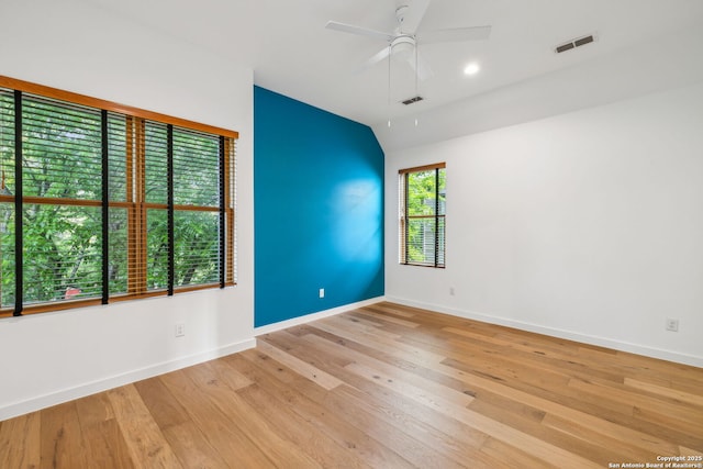 611 Simple Way, San Antonio, TX 78209 - empty room featuring baseboards, wood finished floors, and visible vents