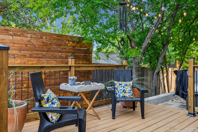 611 Simple Way, San Antonio, TX 78209 - deck with fence private yard