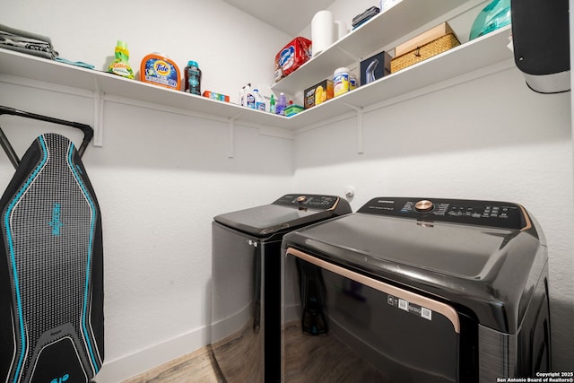 2114 Village, San Antonio, TX 78251 - washroom featuring washing machine and dryer and laundry area