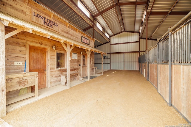 view of stable